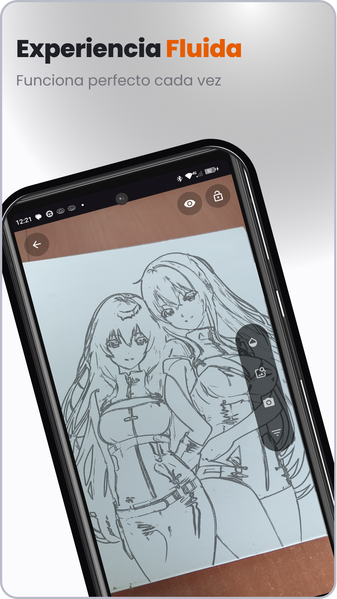 Captura de TraceDraw: Calcar y Dibujar